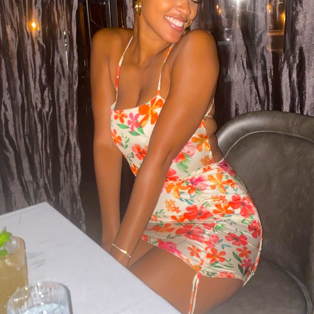 Honey Punch Floral Mini Dress
